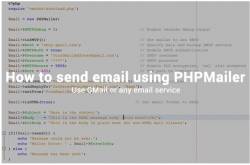 How to configure PHPMailer correctly
