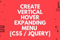How to create CSS hoverable vertical navigation menu