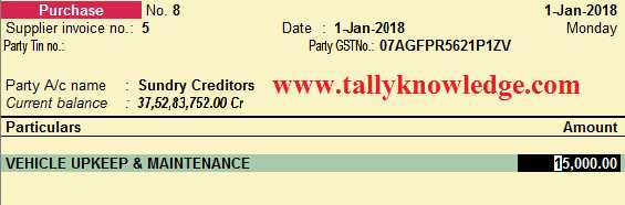 How To Enter Ineligible Input Tax Credit Purchase / Expenses In TallyERP.9?