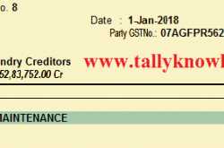 How to enter Ineligible Input Tax Credit Purchase / Expenses in TallyERP.9?