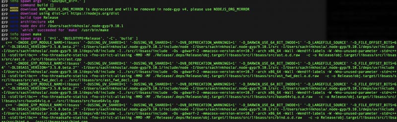 How To Fix “Error: Module Build Failed: Error: Node Sass Does Not Yet Support Your Current Environment: OS X 64-bit With Unsupported Runtime (59)”