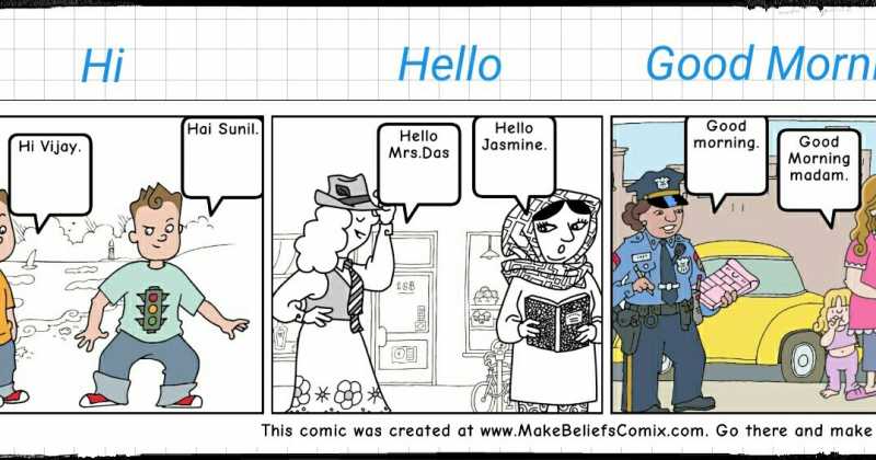 How To Greet In English.