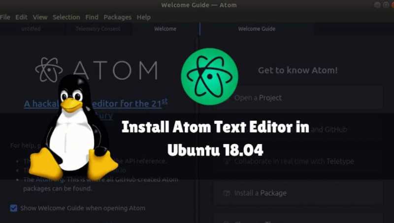 How To Install Atom Text Editor In Ubuntu 18.04 » IT SMART TRICKS