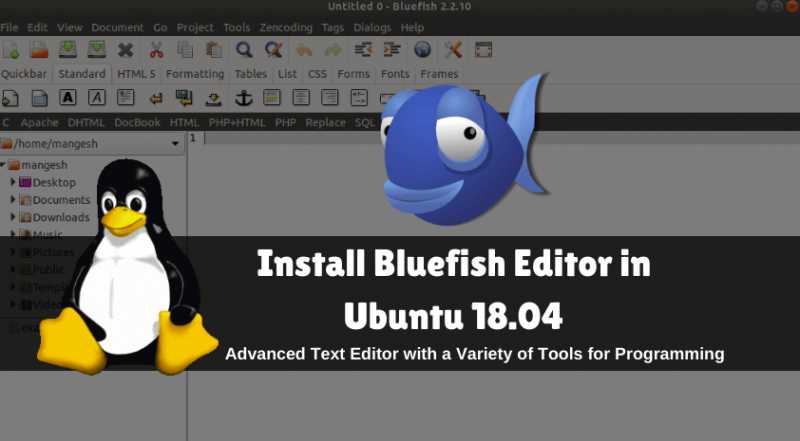 How To Install Bluefish Text Editor In Ubuntu 18.04 » IT SMART TRICKS