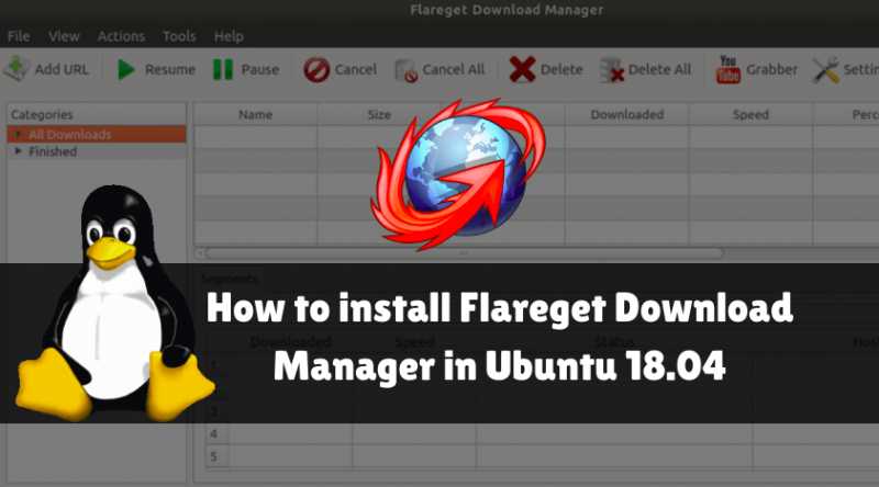 How To Install Flareget Download Manager In Ubuntu 18.04