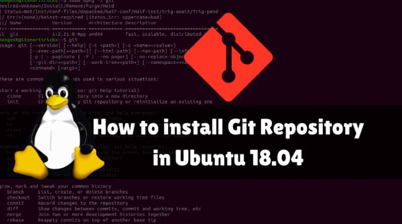 How To Install Git Repository In Ubuntu 18.04 » IT SMART TRICKS