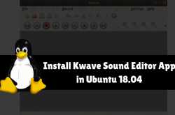 How to install Kwave Sound Editor App in Ubuntu 18.04
