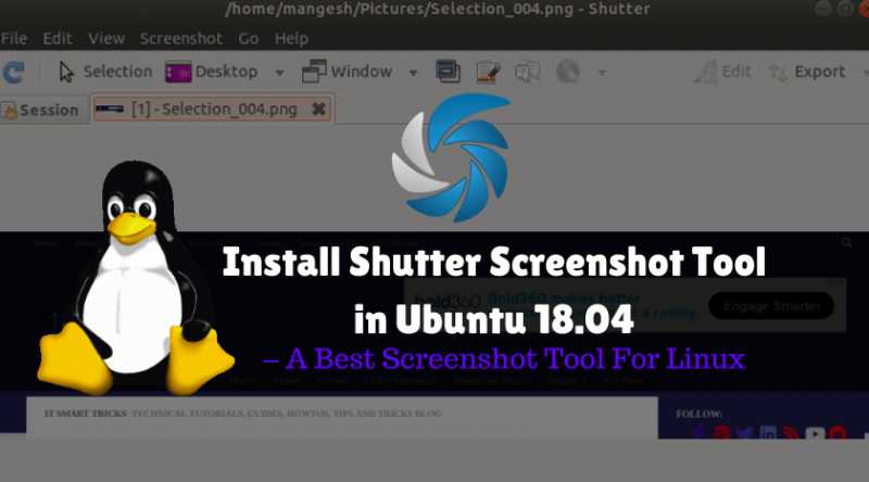 How To Install Shutter Screenshot Tool In Ubuntu 18.04