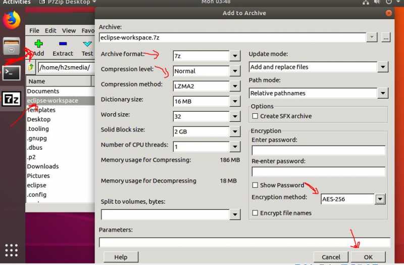 How To Install P7Zip Desktop GUI On Ubuntu Linux Using SNAP |H2S Media