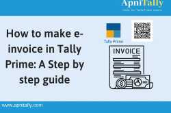 how to make e-invoice in tally prime