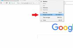 How to open or restore recently closed tabs in Google Chrome