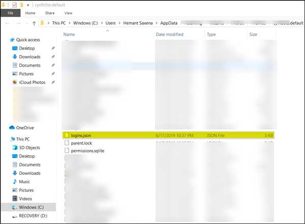 How To Recover Lost Passwords In Firefox Browser