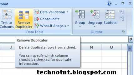 How To Remove Duplicate Values From Excel 2007