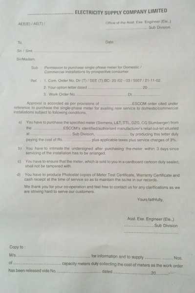 How To Replace The BESCOM Meter, Which Stopped Working?