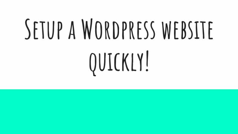 How To Setup A Custom WordPress Site On Your Domain In Under 5 Minutes
