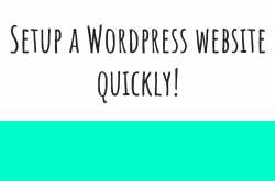 How to setup a custom WordPress site on your domain in under 5 minutes