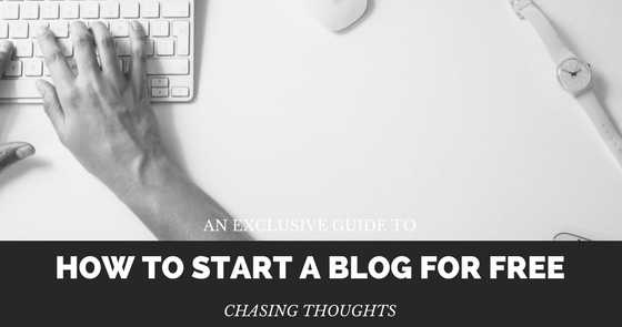 How To Start A Blog For Free