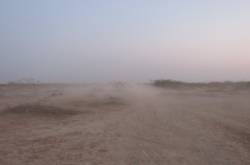 How to start a fire in a sandstorm