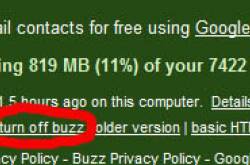 How to turn off Buzz in Gmail?