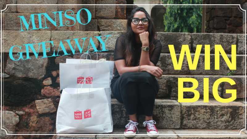 Huge Giveaway| Miniso India Shopping Haul|