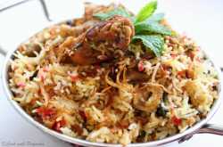 Hyderabadi Chicken Biryani : Kacchi Murg Biryani