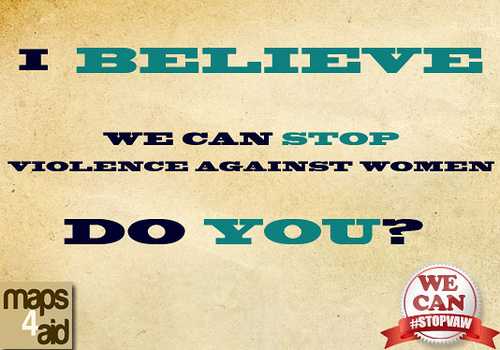 I BELIEVE We Can Stop Violence Against Women. Do You?