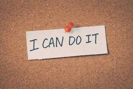 I Can Do It…
