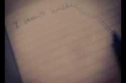 I don’t write anymore…