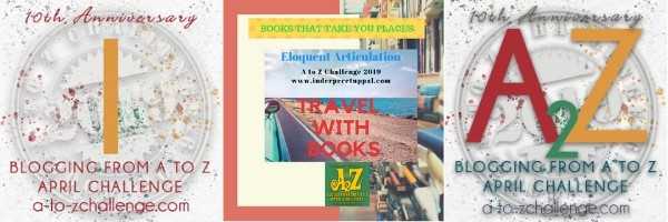 I Is India #TravelWithBooks #AtoZchallenge @AprilA2Z