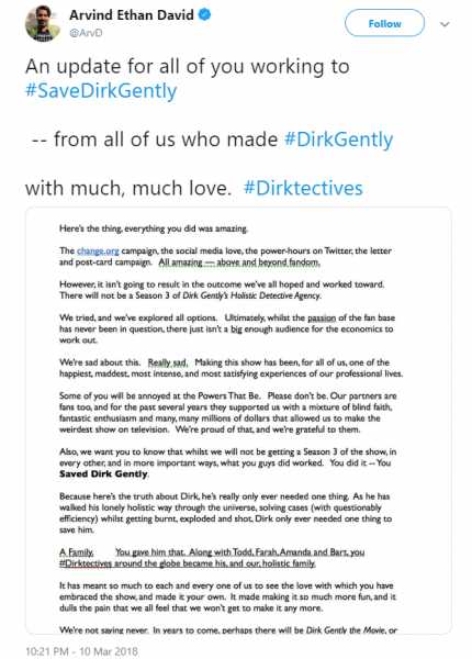 I’m A Dork For Dirk Gently