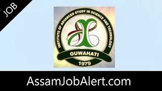 IASST Research Associate Recruitment [number Of Post: 02(two)] Guwahati