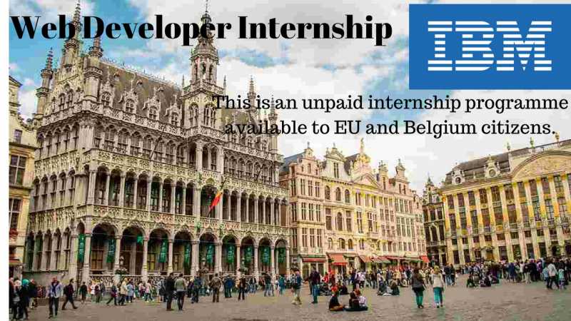 IBM Web Developer Internship In Belgium | China Internships