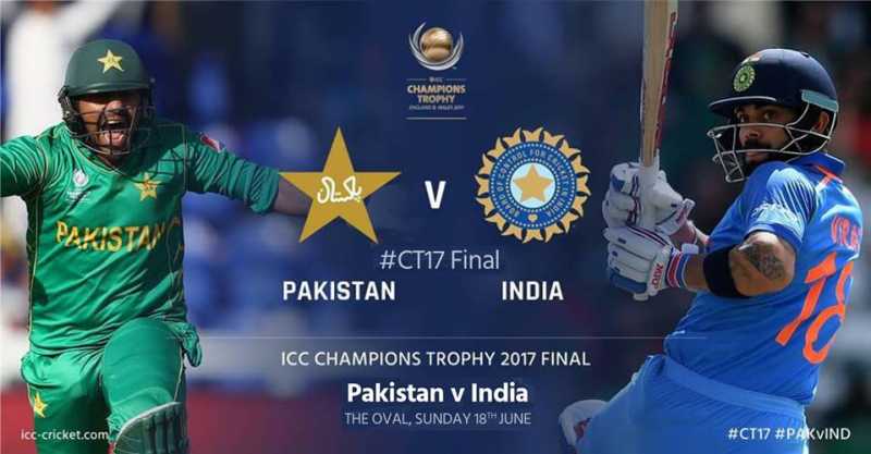 ICC Champions Trophy 2017 Final India Vs Pakistan Match 18th June