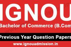 IGNOU BCOM Question Paper - IGNOU Admission