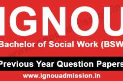 IGNOU BSW Question Paper - IGNOU Admission