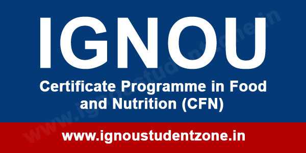IGNOU CFN Question Paper - Ignou Student Zone
