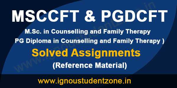 IGNOU M.Sc.(CFT) Solved Assignment 2018-19 | IgnouStudentZone.in