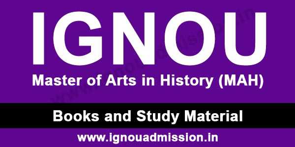 IGNOU MA History Study Material - IGNOU Admission