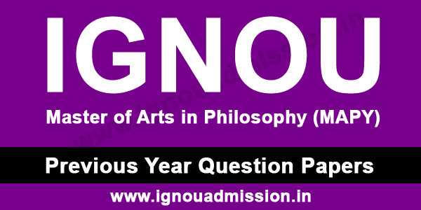 IGNOU MA Philosophy Question Paper - IGNOU Admission
