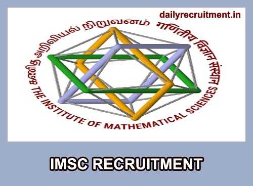IMSC Recruitment 2019 - Project Assistant & Various Vacancies, Apply Online @ Www.imsc.res.in