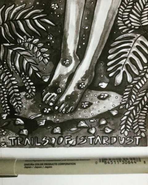 INKTOBER DAY 30 -  TRAILS OF STARDUST