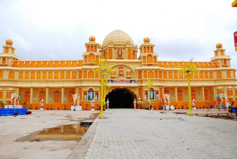 INTERACTIVE FLOOR PROJECTON AT JAIN RELIGIOUS CELEBRATION AT PALITANA ,GUJRAT ,INDIA (IMAGES)