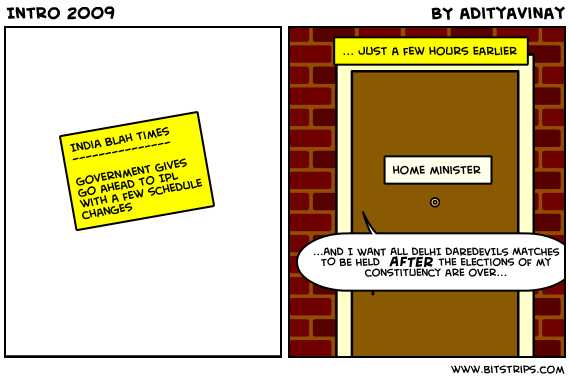 IPL - 2009 (First Post)