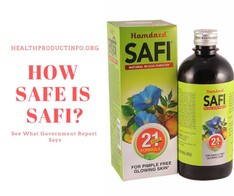 IS SAFI SAFE? KNOW WHAT RESEARCH SAYS!