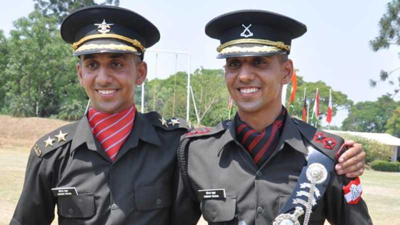 Identical Twin Brothers In Indian Army
