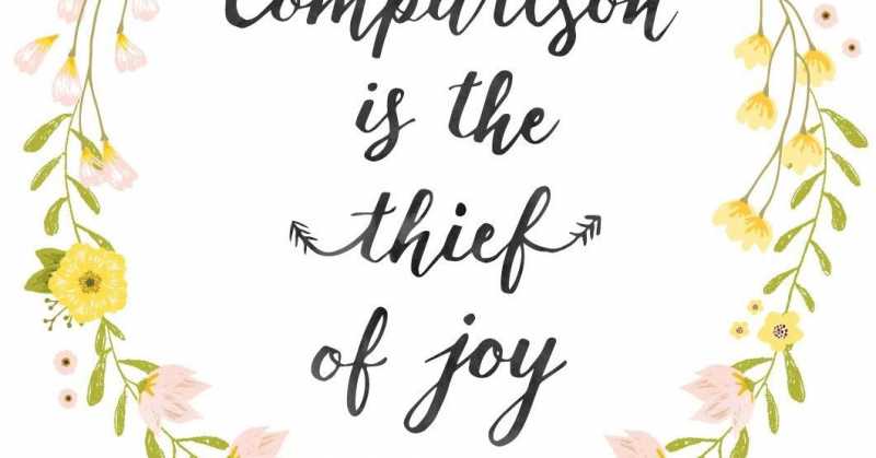 If You Have To Compare