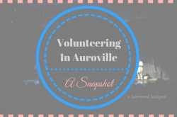 If you are wondering what is it like to volunteer in Auroville, here is an account.