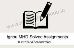Ignou MA Hindi Solved Assignments 2017-18 | Ignou MHD Solved Assignments