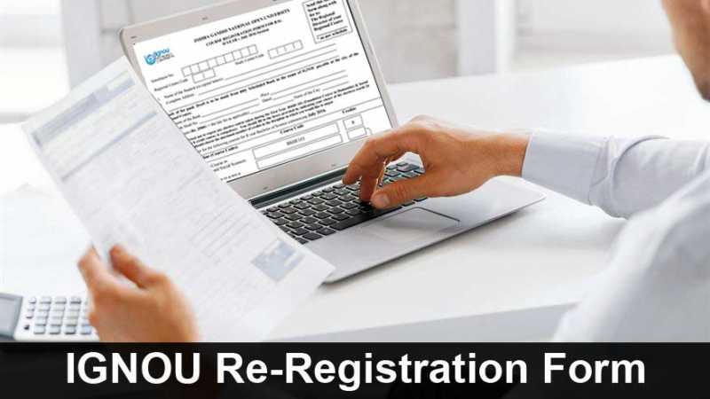 Ignou Online Re Registration July 2018 | Ignou Re-Registration Form