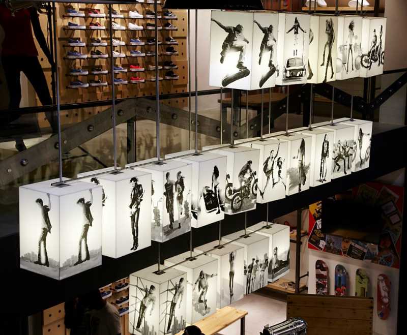 Illustrations For Lee-Wrangler-Vans Showroom,Bangalore
